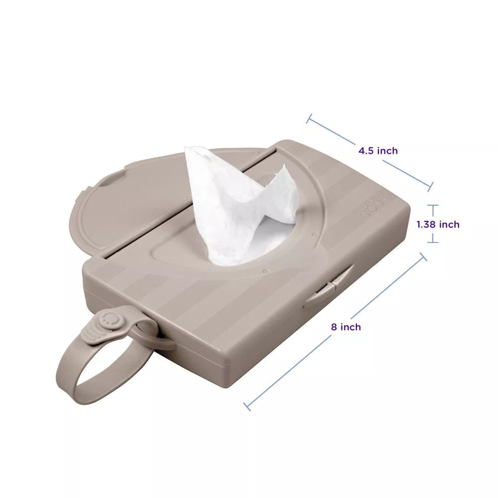 On-The-Go Baby Wipes Dispenser- Taupe