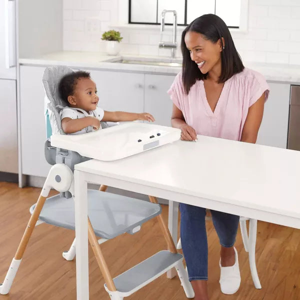 Sit-To-Step High Chair - Grey