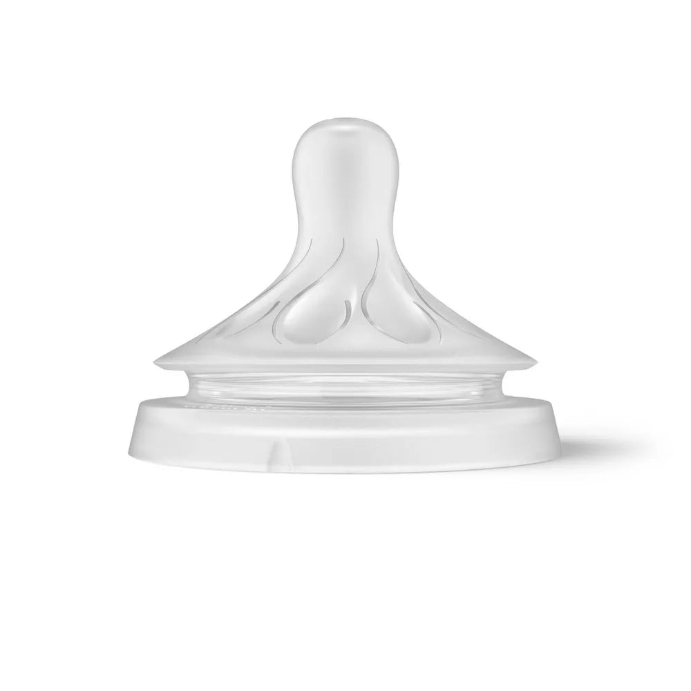 Glass Feeding Bottle With Natural Response Nipple 8Oz 240Ml (Pack Of 3)