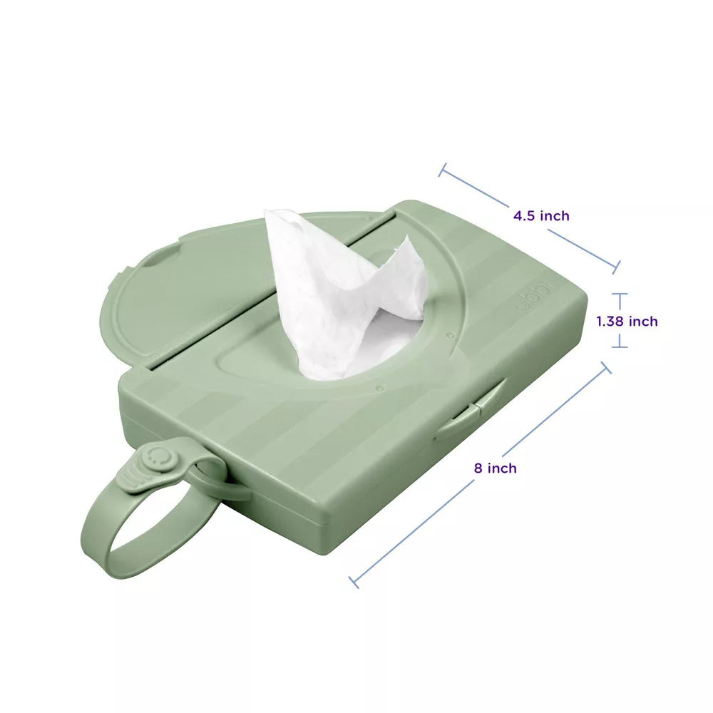 On-The-Go Baby Wipes Dispenser- Sage