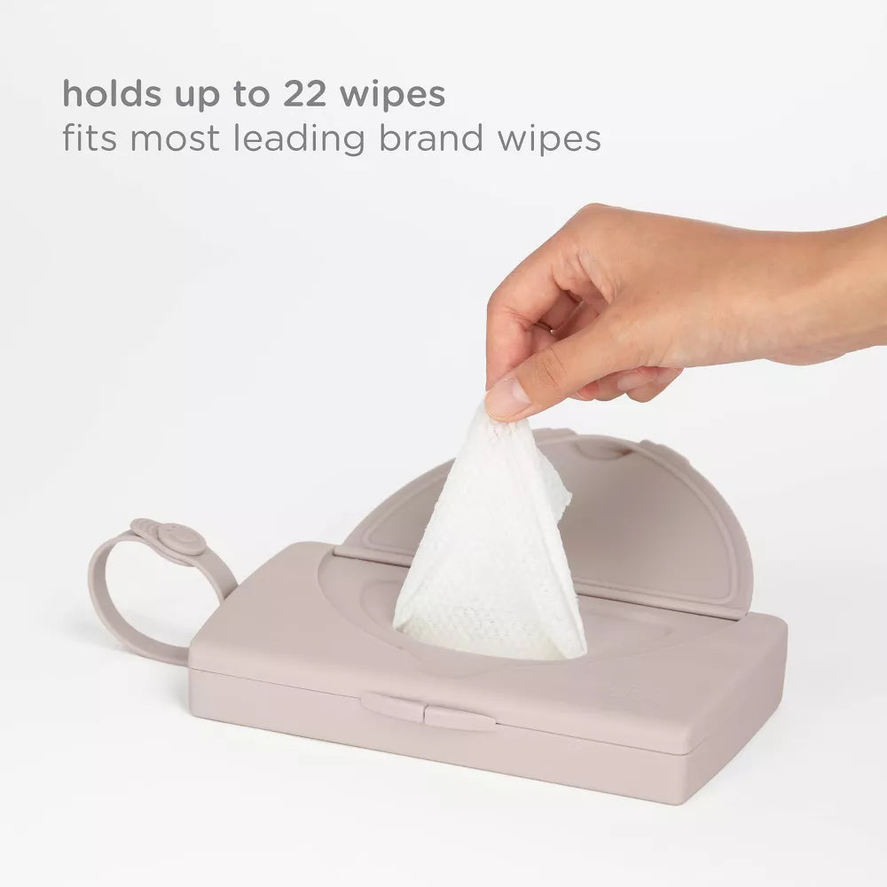 On-The-Go Baby Wipes Dispenser- Taupe