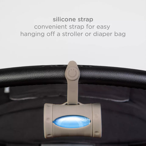 Ubbi On The Go Bag Dispenser - Taupe