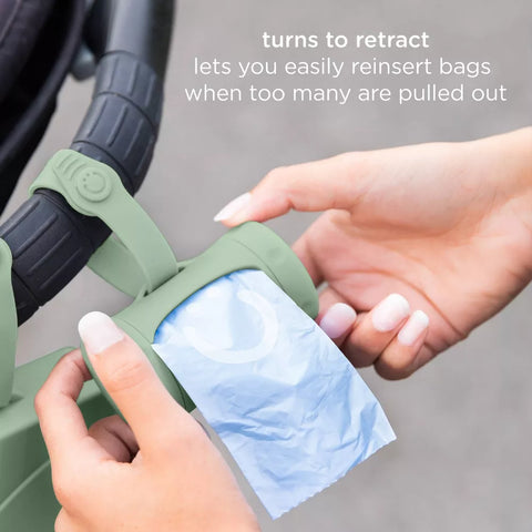 Ubbi On The Go Bag Dispenser - Sage