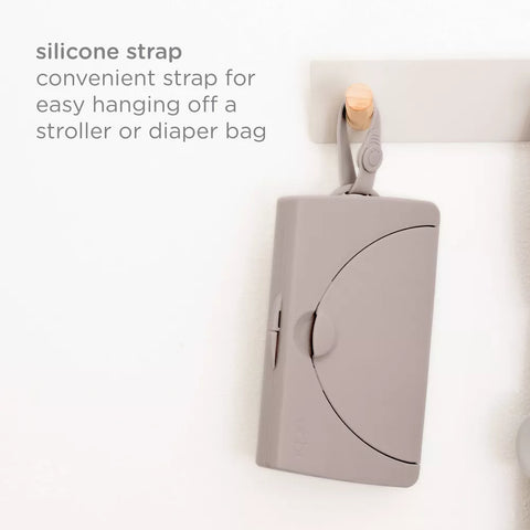 On-The-Go Baby Wipes Dispenser- Taupe