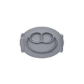 Mini Feeding Set for Toddlers (Mat, Spoon & Fork) - Grey
