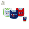 Ok Baby Terry Drooler Bib, Pack of 3, Handsome Dude