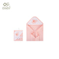 Ok Baby Hooded Towel (Woven Terry) - Pink