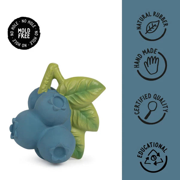 Jerry The Blueberry Natural Rubber Teether