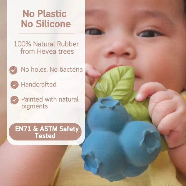 Jerry The Blueberry Natural Rubber Teether