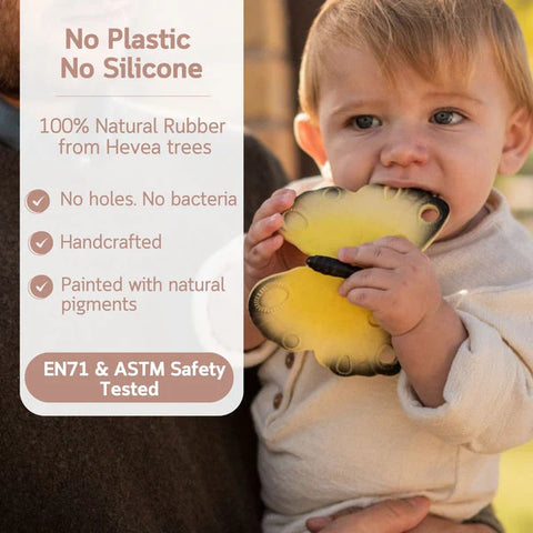 Oli & Carol Katia The Butterfly Natural Rubber Teether
