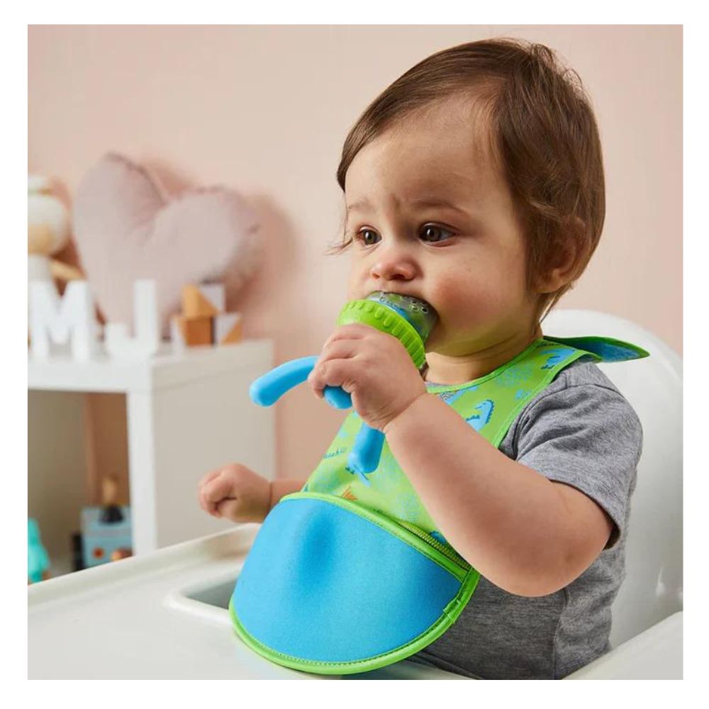 Silicone Fresh Food Feeder - Ocean Breeze Blue Green