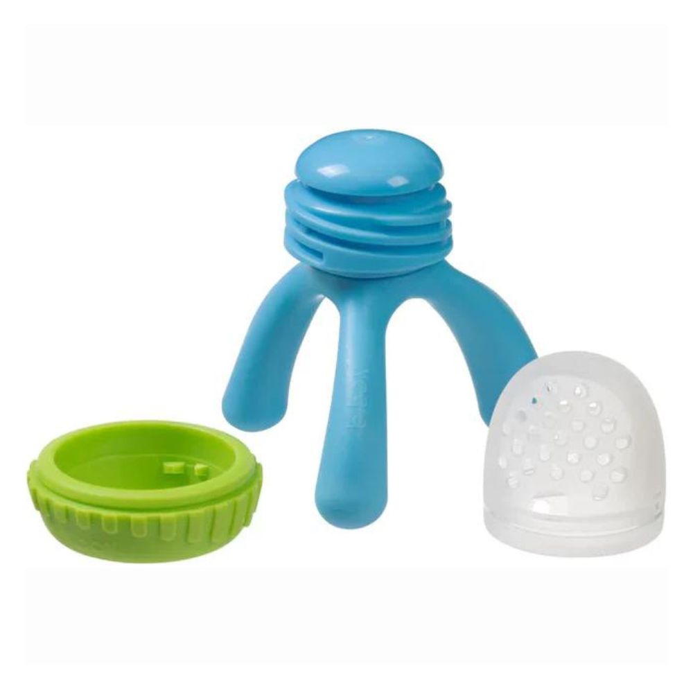 Silicone Fresh Food Feeder - Ocean Breeze Blue Green