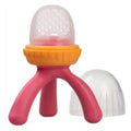 Silicone Fresh Food Feeder - Strawberry Shake Pink Orange
