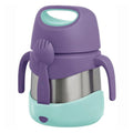 Insulated Food Jar with Spoon Lilac Pop