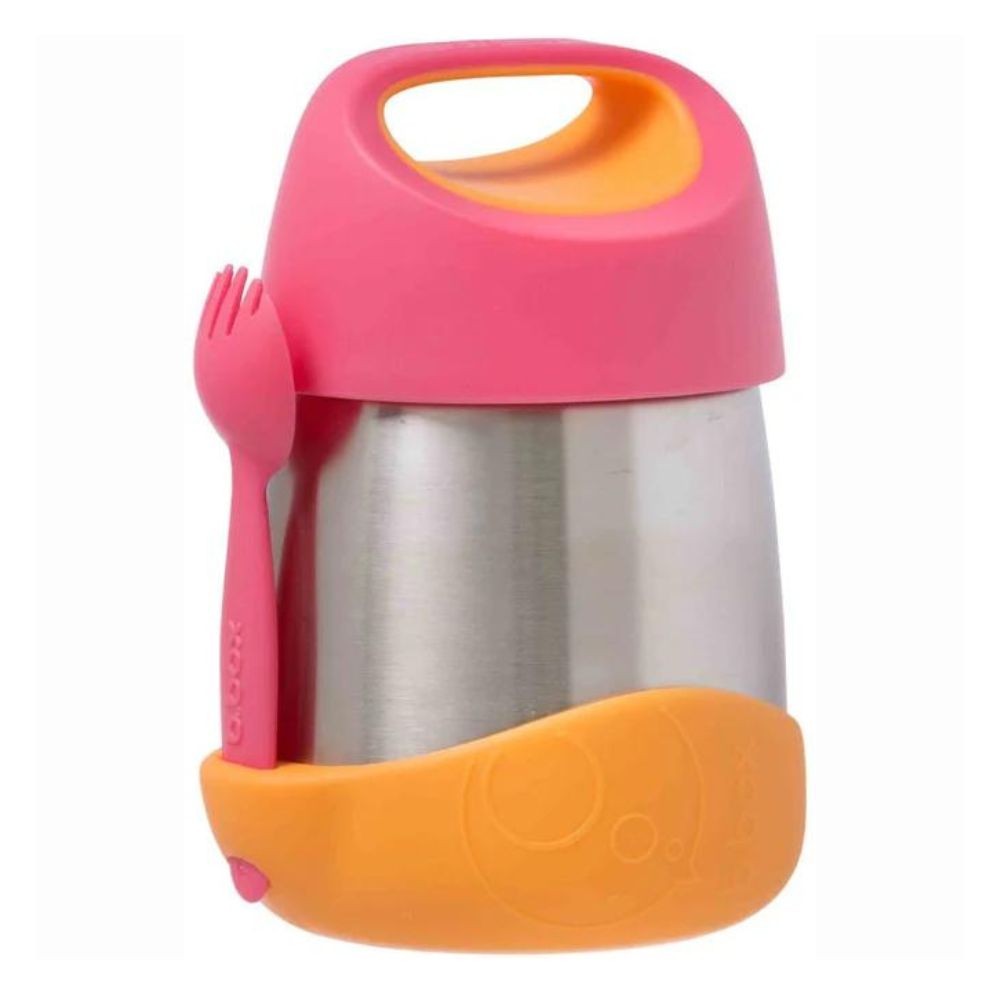 Insulated Food Jar 335Ml - Strawberry Shake Pink Orange