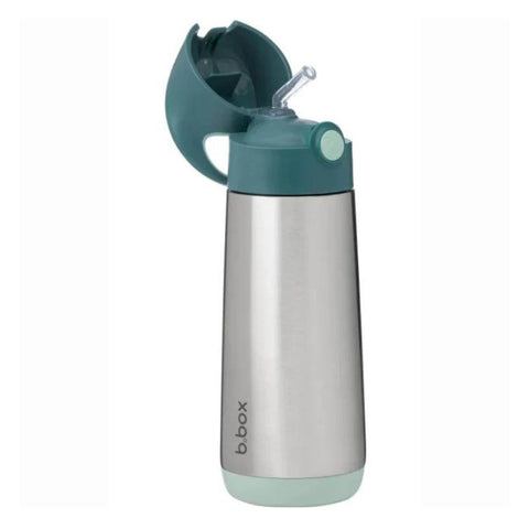 Insulated Straw Sipper Emerald Forest Green