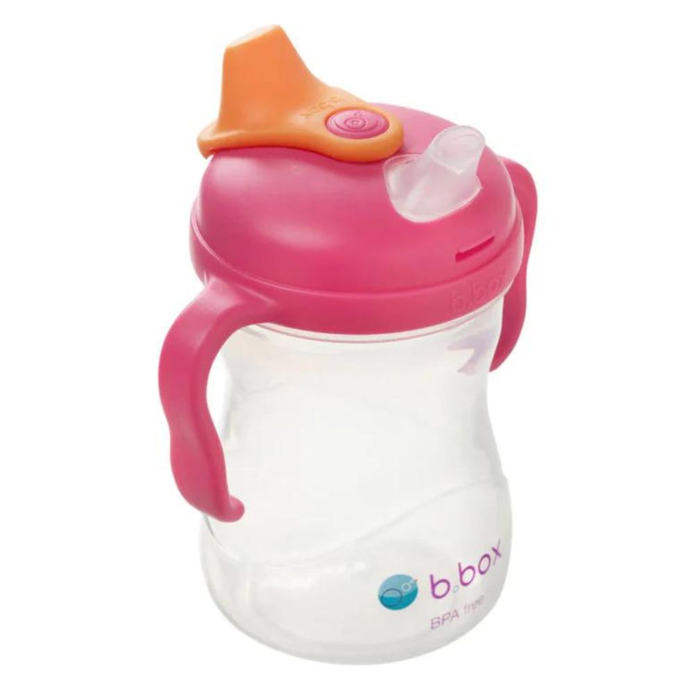 Soft Spout Cup 240Ml - Raspberry Pink Orange