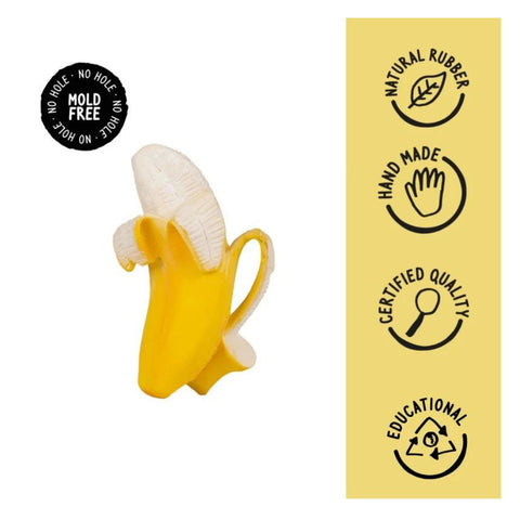 Oli & Carol Ana Banana Natural Rubber Teether