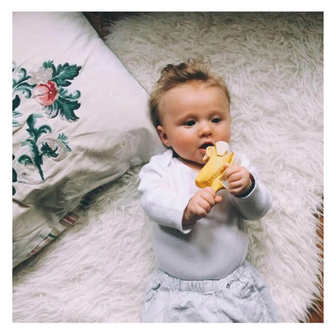 Oli & Carol Ana Banana Natural Rubber Teether