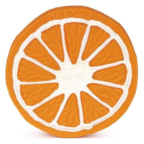The Orange Natural Rubber Teether