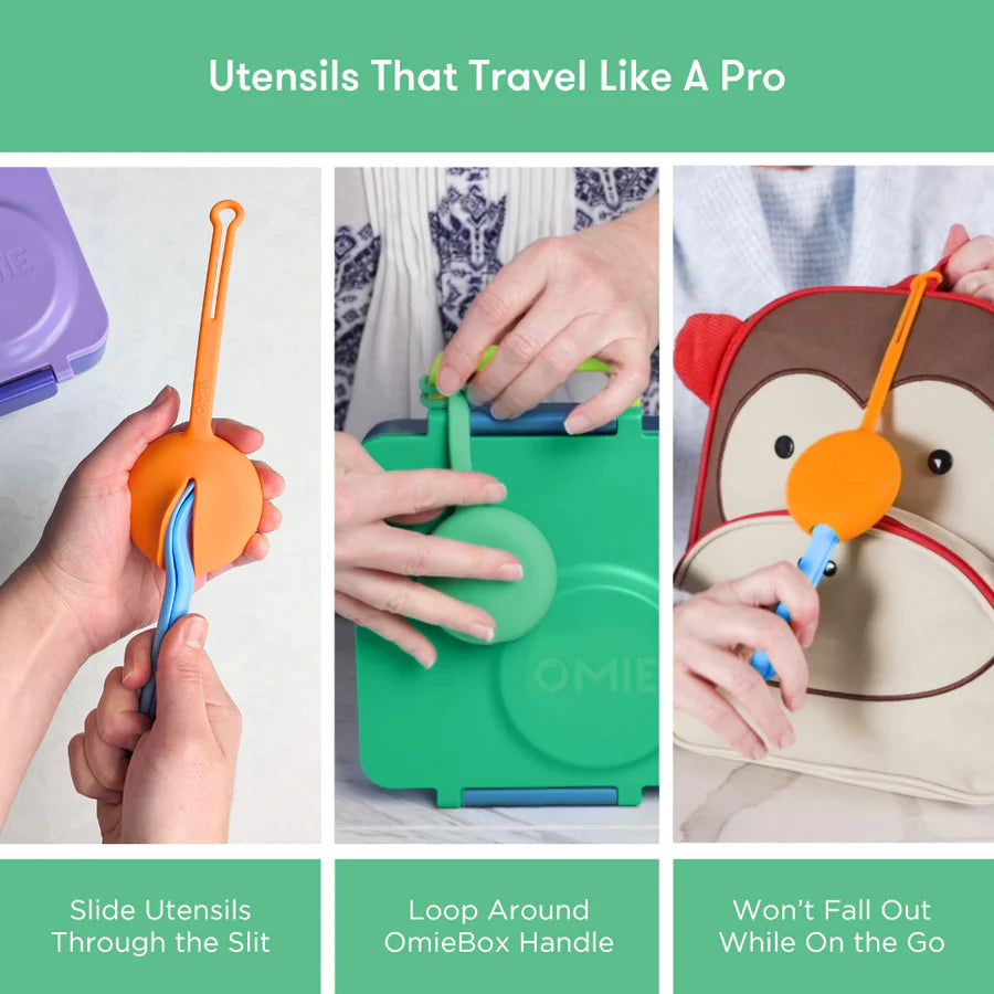 OmiePod & Utensils - Mint Green