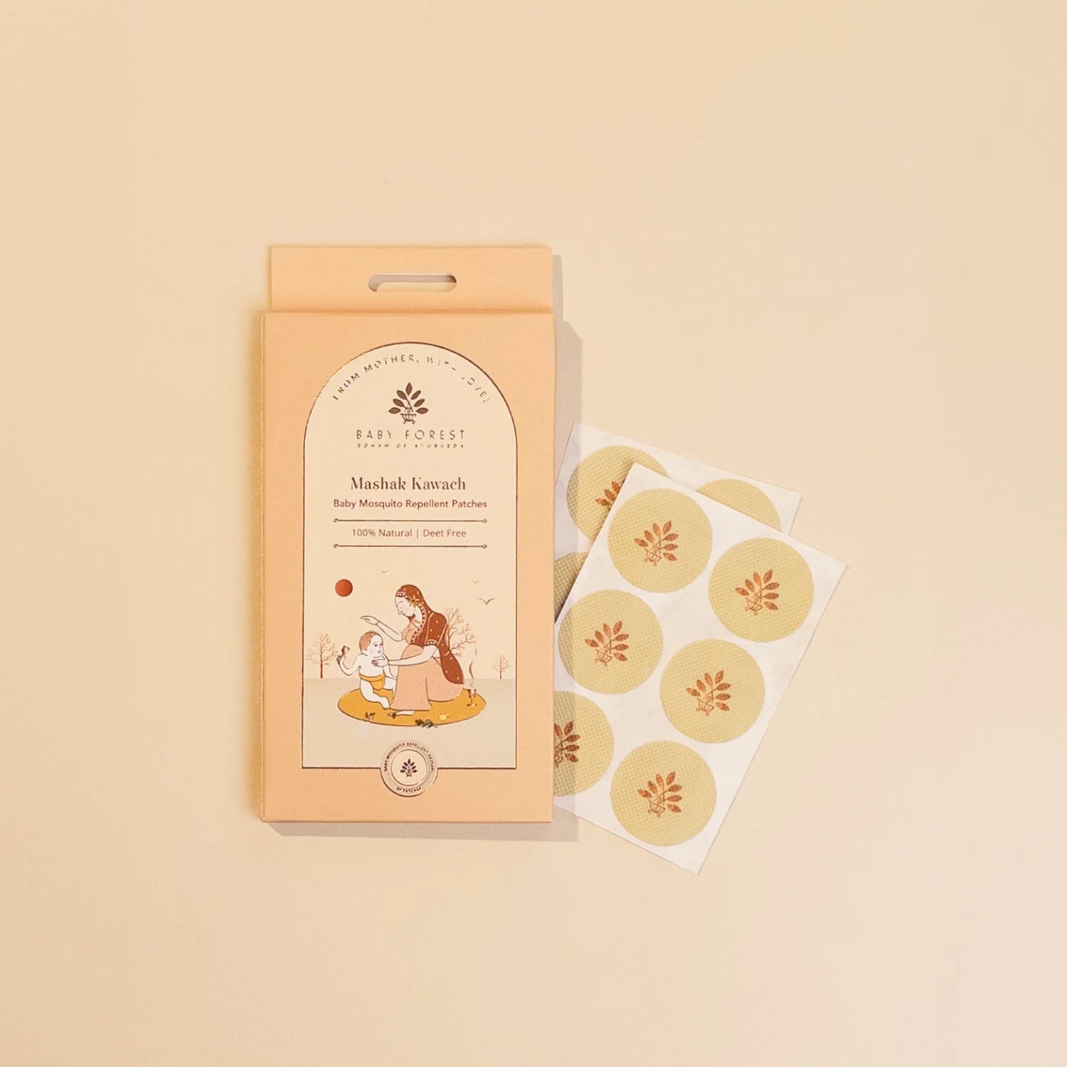 Mashak Kawach Baby Mosquito Repellent Patches