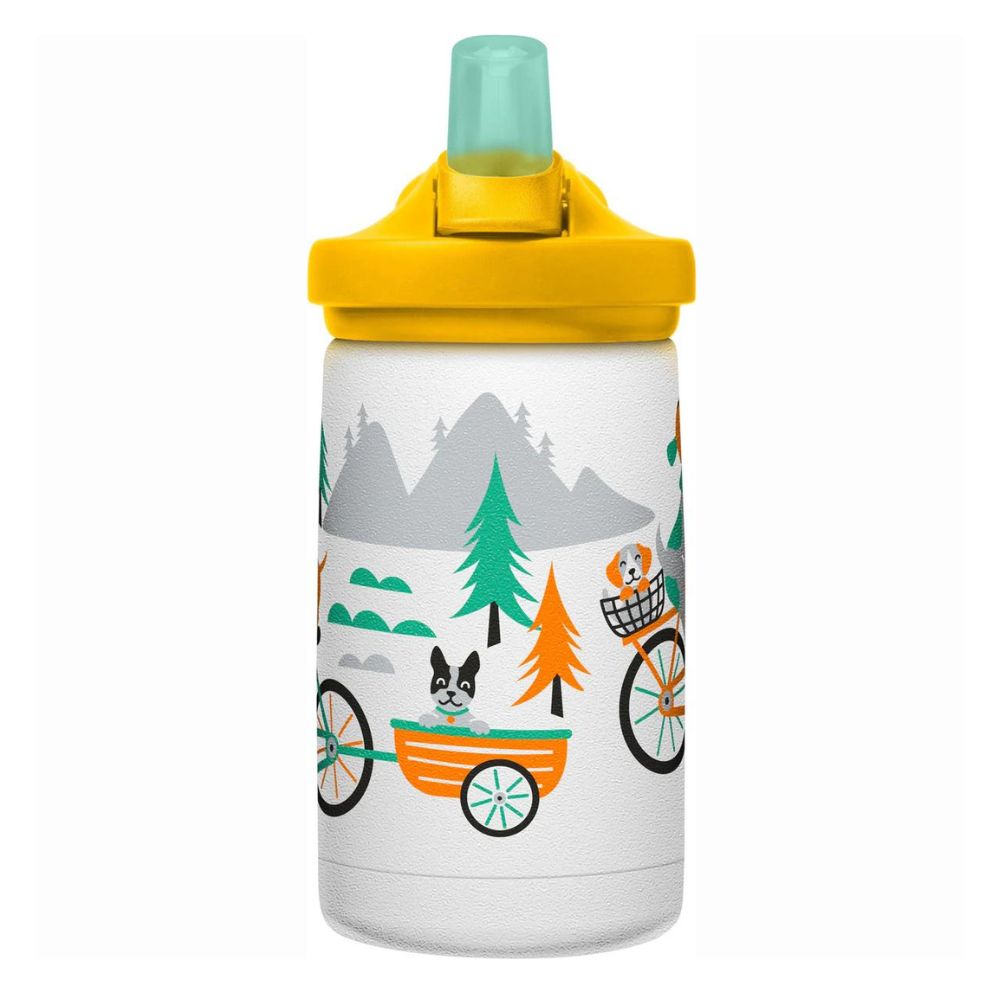 Eddy+ Kids Vacuum Insulated Ss 0.35L - Biking Dogs