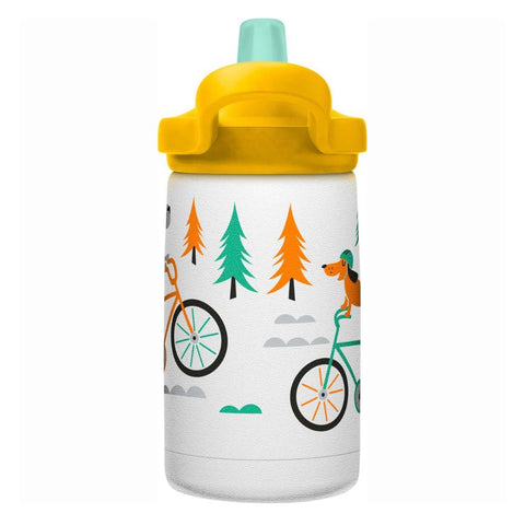 Eddy+ Kids Vacuum Insulated Ss 0.35L - Biking Dogs