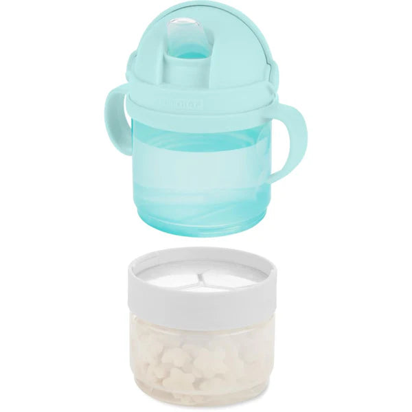 2-in-1 Sip 'n Snack Teal Set