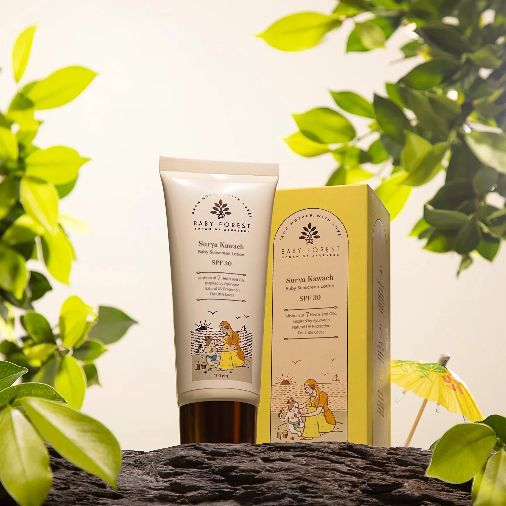 Surya Kawach Spf30 Baby Sunscreen Lotion