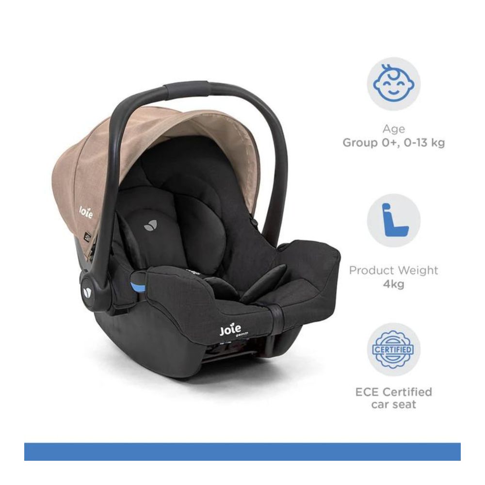 Gemm Group 0+ Carry Cot Cum Car Seat - Mushroom
