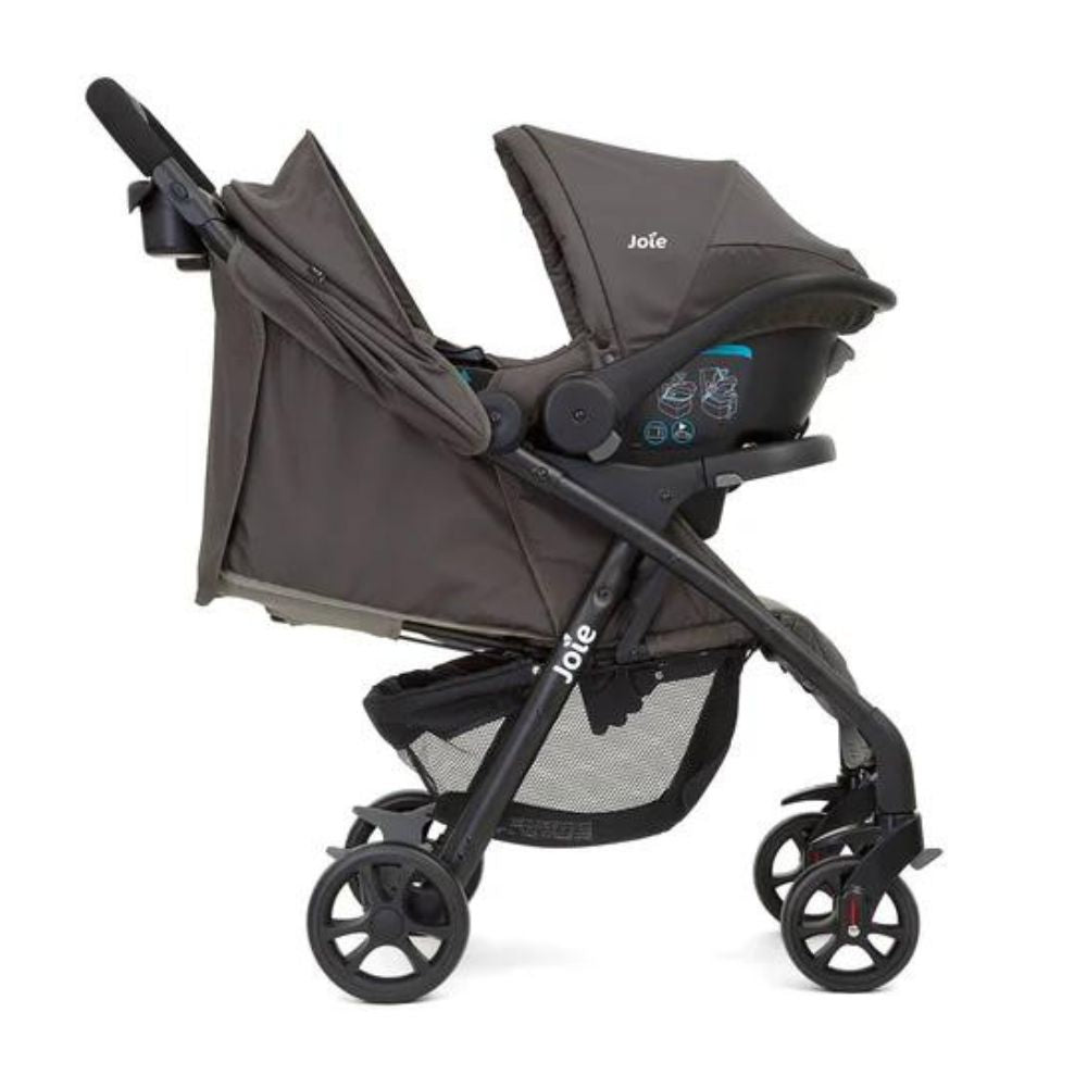 Muze Lx Travel System with Juva - Dark Pewter
