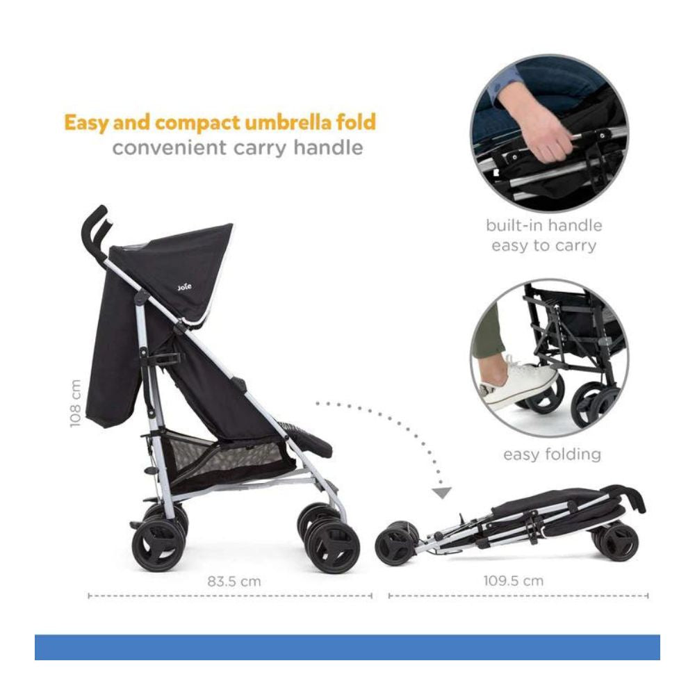 Rapid Stroller - Skewed Lines Caviar