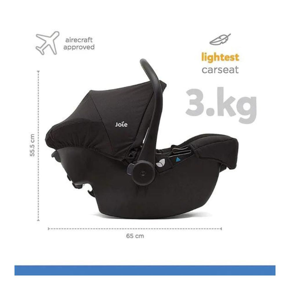 Juva Group 0+ Carry Cot Cum Car Seat - Black Ink