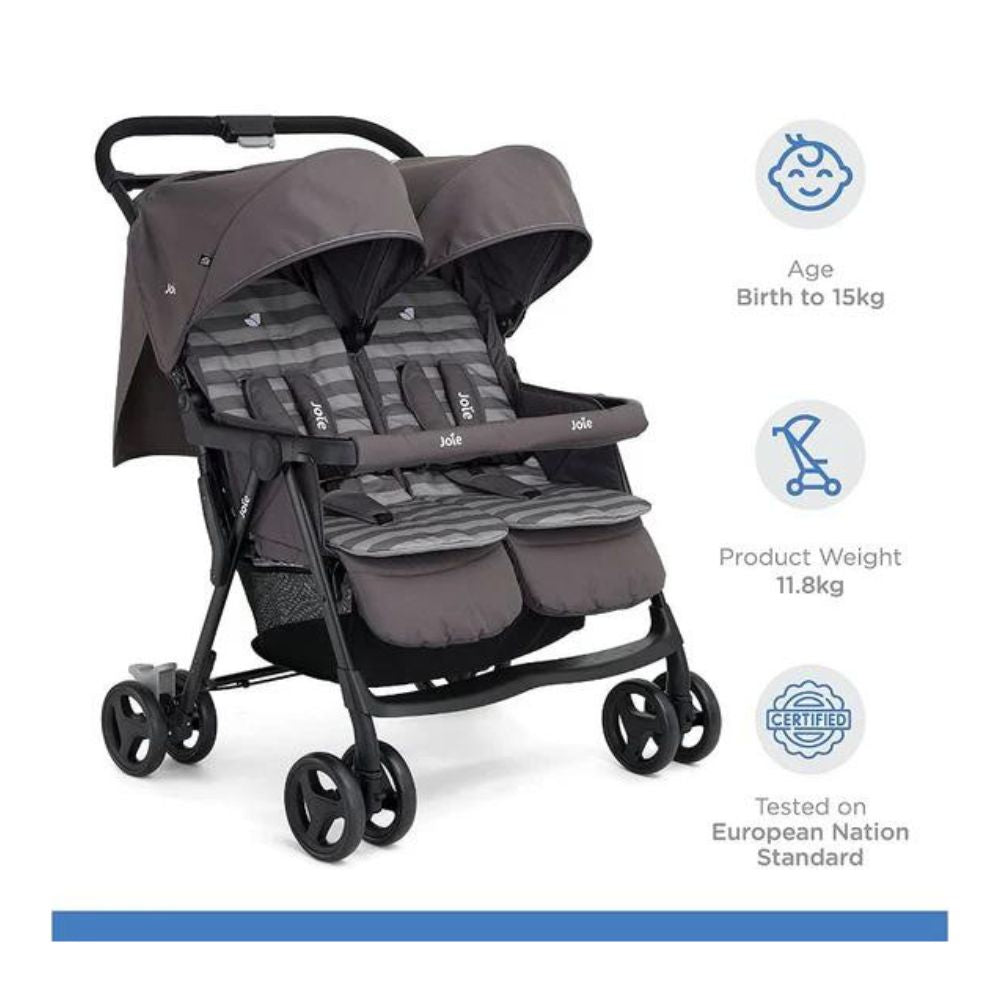 Twin Aire Stroller - Dark Pewter
