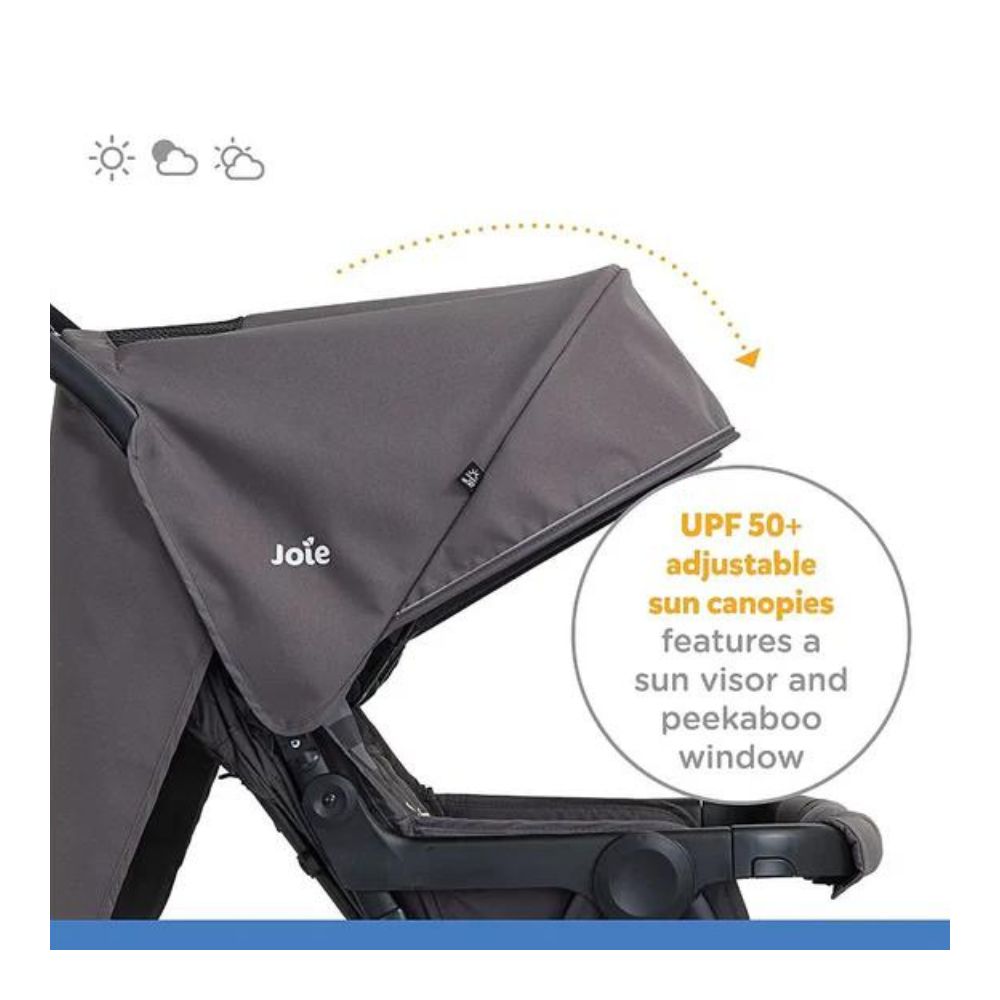Twin Aire Stroller - Dark Pewter