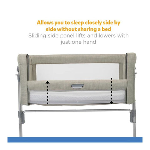 Roomie Glide Bassinet - Almond