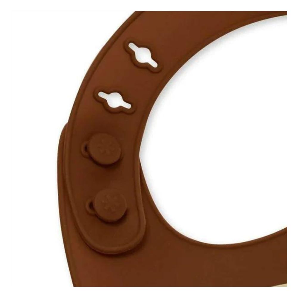 Zoo Fold & Go Silicone Bib - Monkey