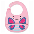Skip Hop Zoo Fold & Go Silicone Bib Butterfly
