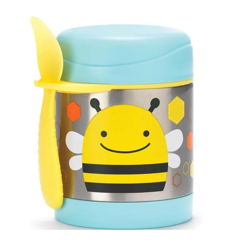 Zoo Insulated Food Jar, 325ml - Bee