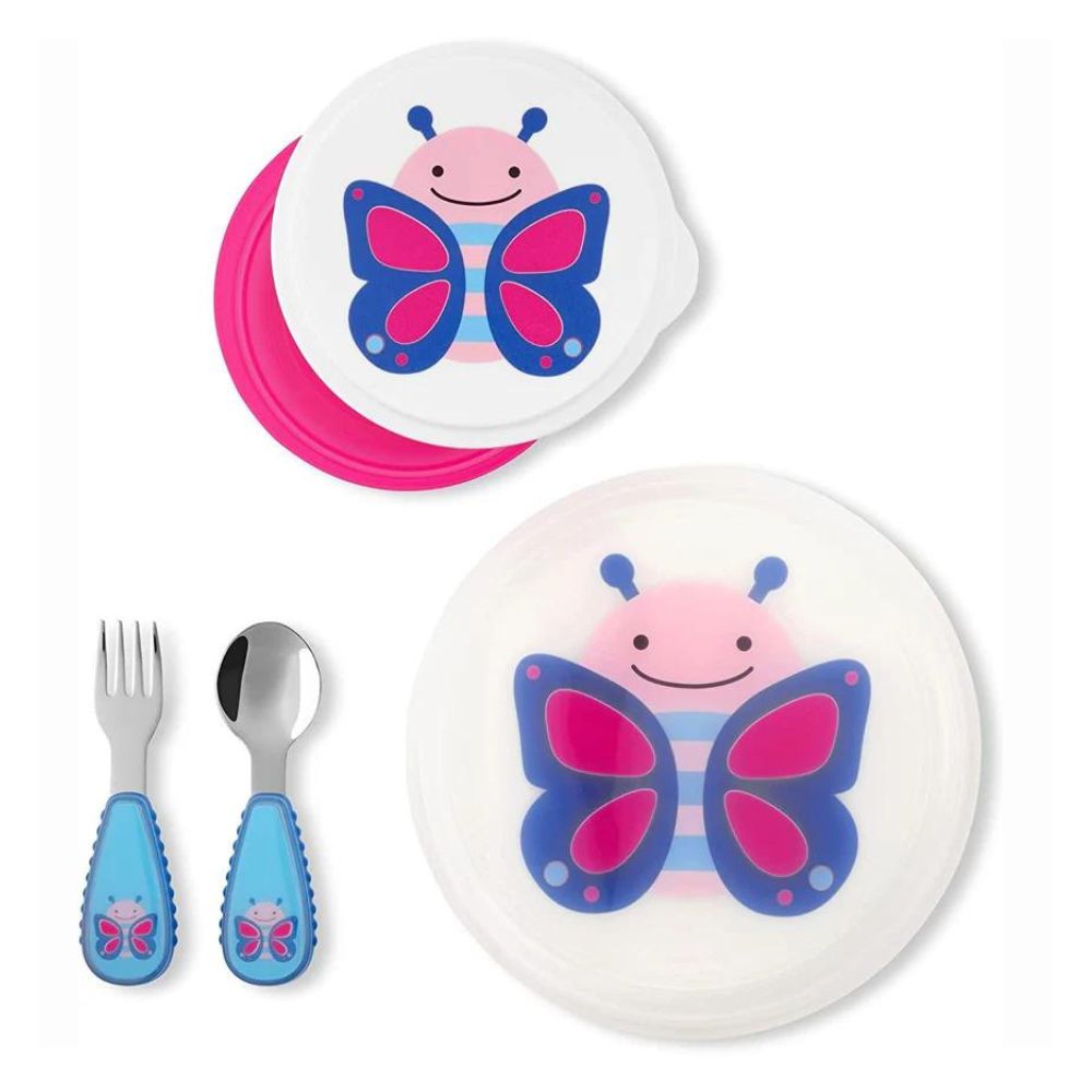 Zoo Table Ready Mealtime Set - Butterfly