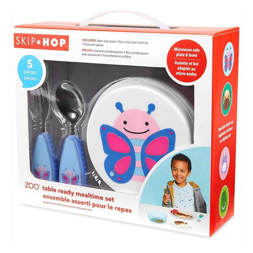 Zoo Table Ready Mealtime Set - Butterfly