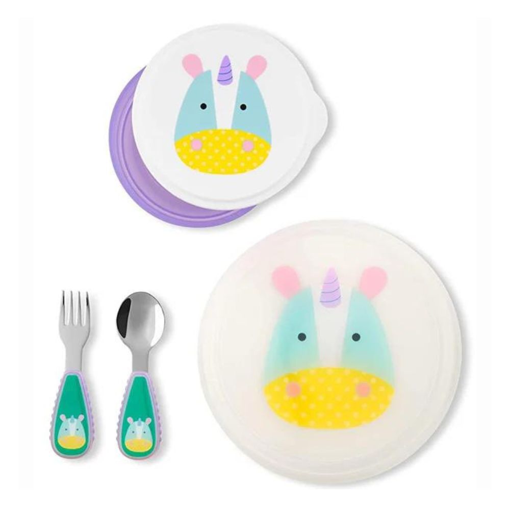 Zoo Table Ready Mealtime Set - Unicorn