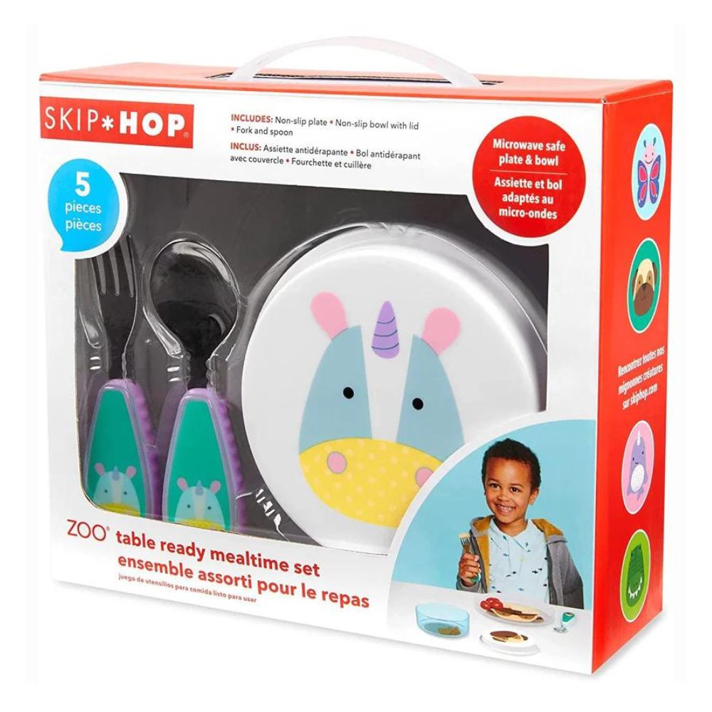 Zoo Table Ready Mealtime Set - Unicorn