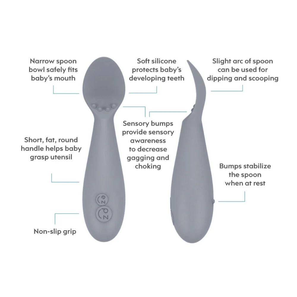 Tiny Spoon for Babies/Infants - Grey