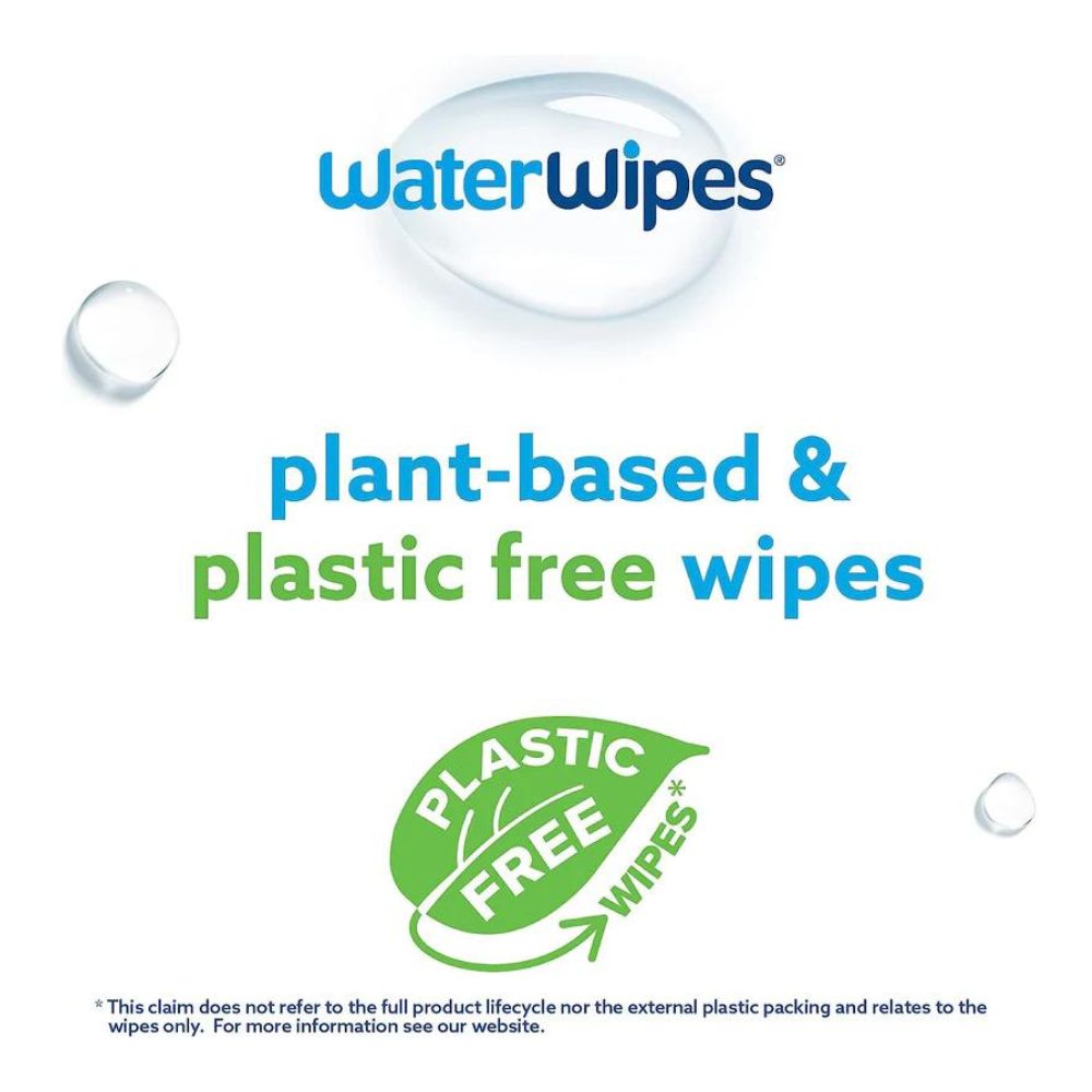 WaterWipes Biodegradable Unscented Wipes, Value Box, 6 Packs of 60