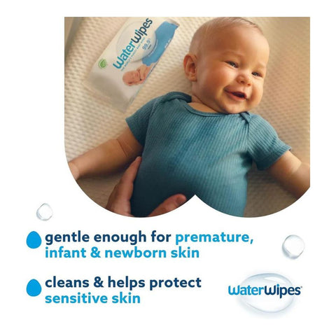 Waterwipes Biodegradable, 60 Wipes