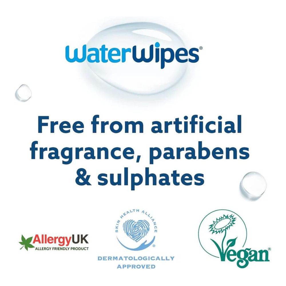 Waterwipes Biodegradable, 60 Wipes