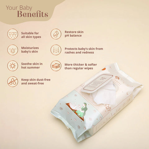 Baby Forest Mulmul Baby Wipes