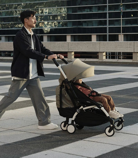 Babyzen Stroller YOYO³ with 6+ Color Pack - Black Frame - Ginger